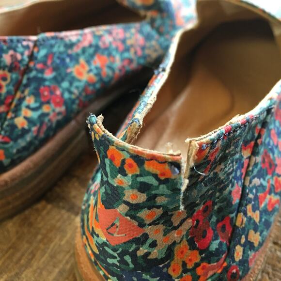Sperry Womens Seaport Levy Loafer Flats Liberty Print Floral Slip on Womens 6.5 - Picture 11 of 11